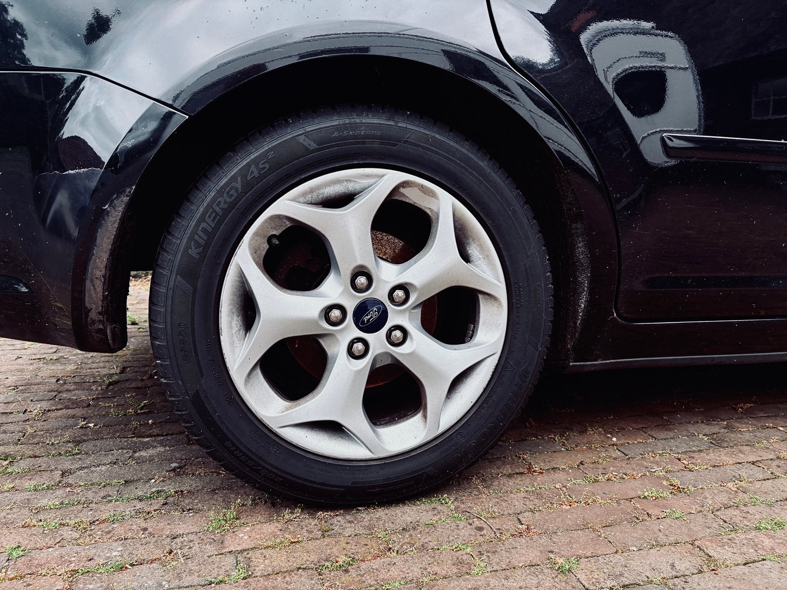 Ford velgen met Hankook all season banden (2024 & 2025), Ophalen, Gebruikt, 16 inch, Banden en Velgen