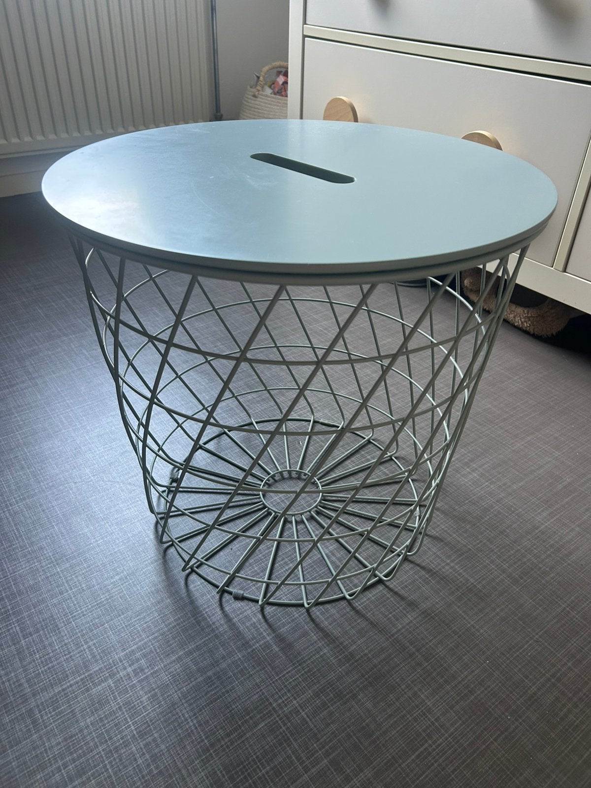 Bijzettafel, 45 tot 60 cm, Minder dan 55 cm, Rond, Ophalen of Verzenden