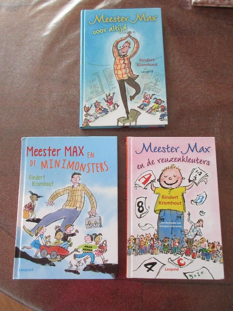 3 x boek: Meester Max, Ophalen of Verzenden, Gelezen, Fictie algemeen