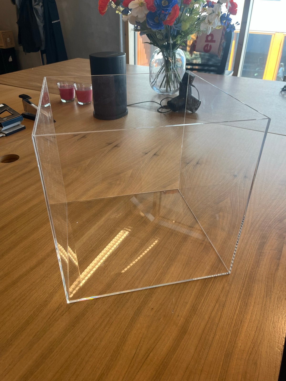 10x Plexiglas kubussen 30x30x30 cm - Zo goed als nieuw, Ophalen, Zo goed als nieuw, Kunststof