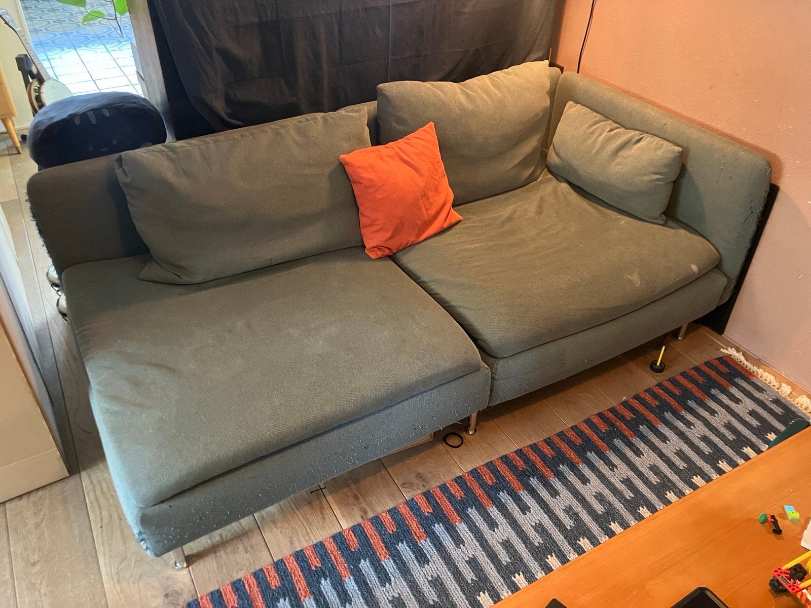 Ikea bank, Ophalen, Gebruikt, Lounge, 150 tot 200 cm