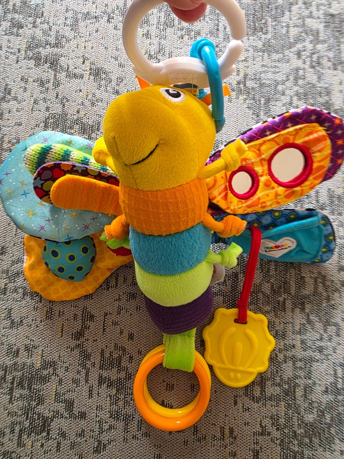 Lamaze Vlinder Speeltje, Ophalen, Zo goed als nieuw, Rammelaar, Met geluid