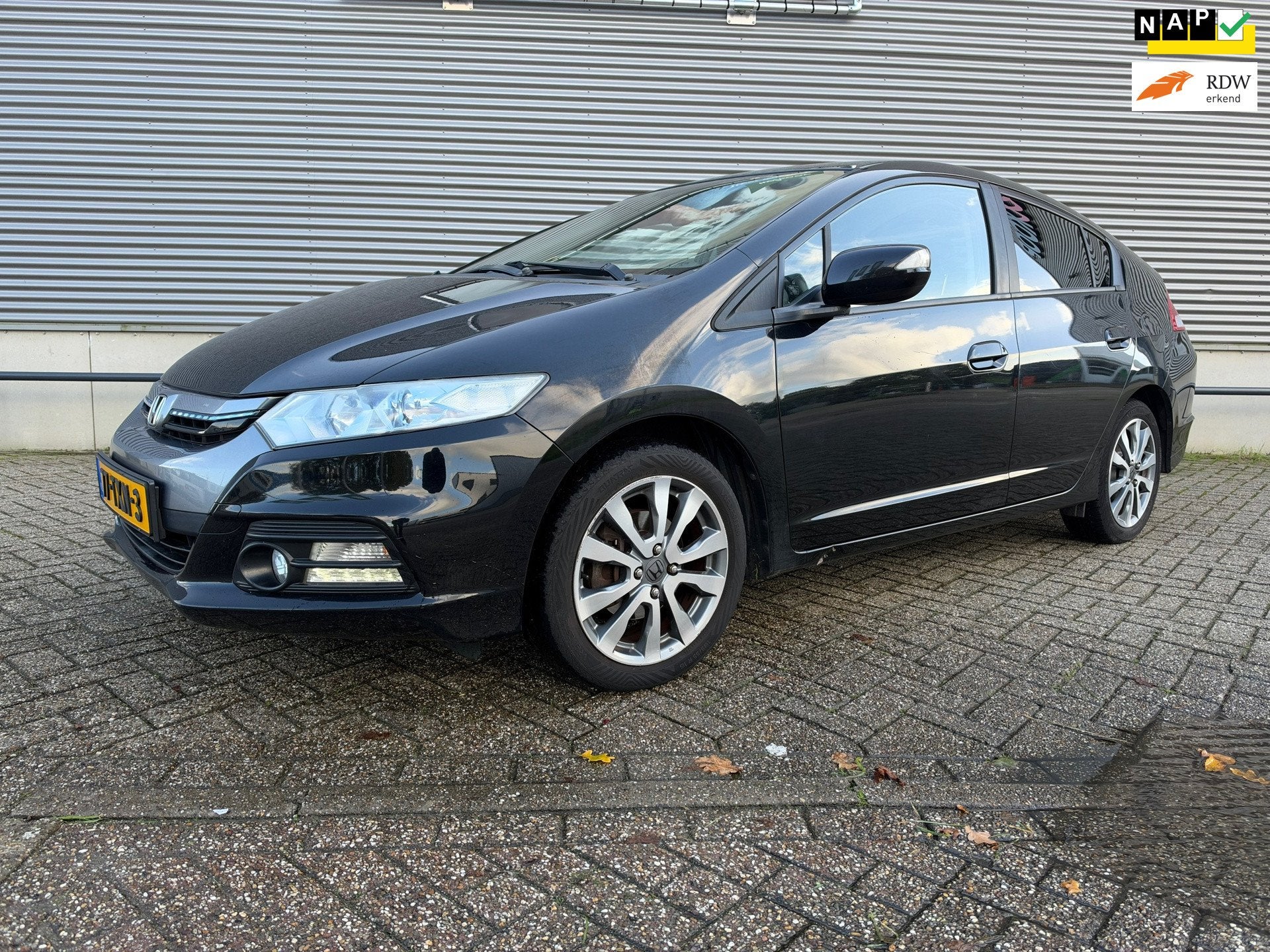 Honda Insight 1.3 Exclusive, Auto's, Euro 5, Gebruikt, Zwart, 4 cilinders