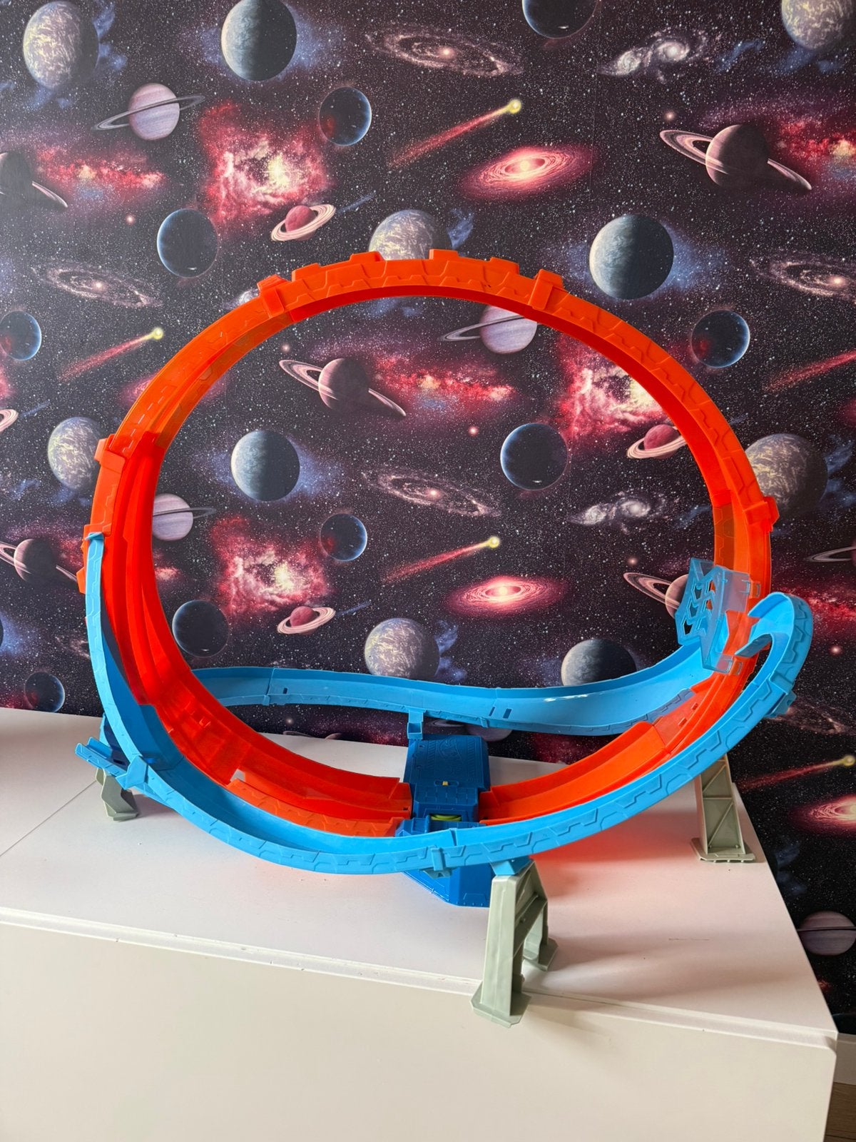Hotweels looping action baan, Ophalen, Gebruikt, Elektrisch, Hot Wheels