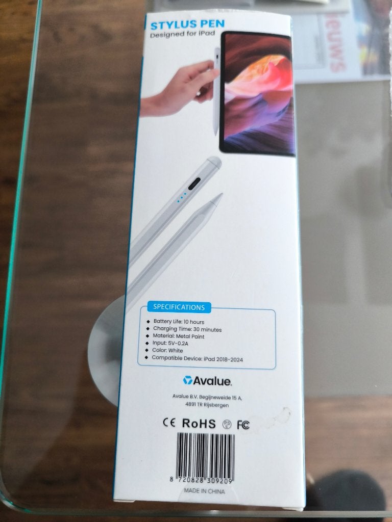Stylus pen, Ophalen, Zo goed als nieuw