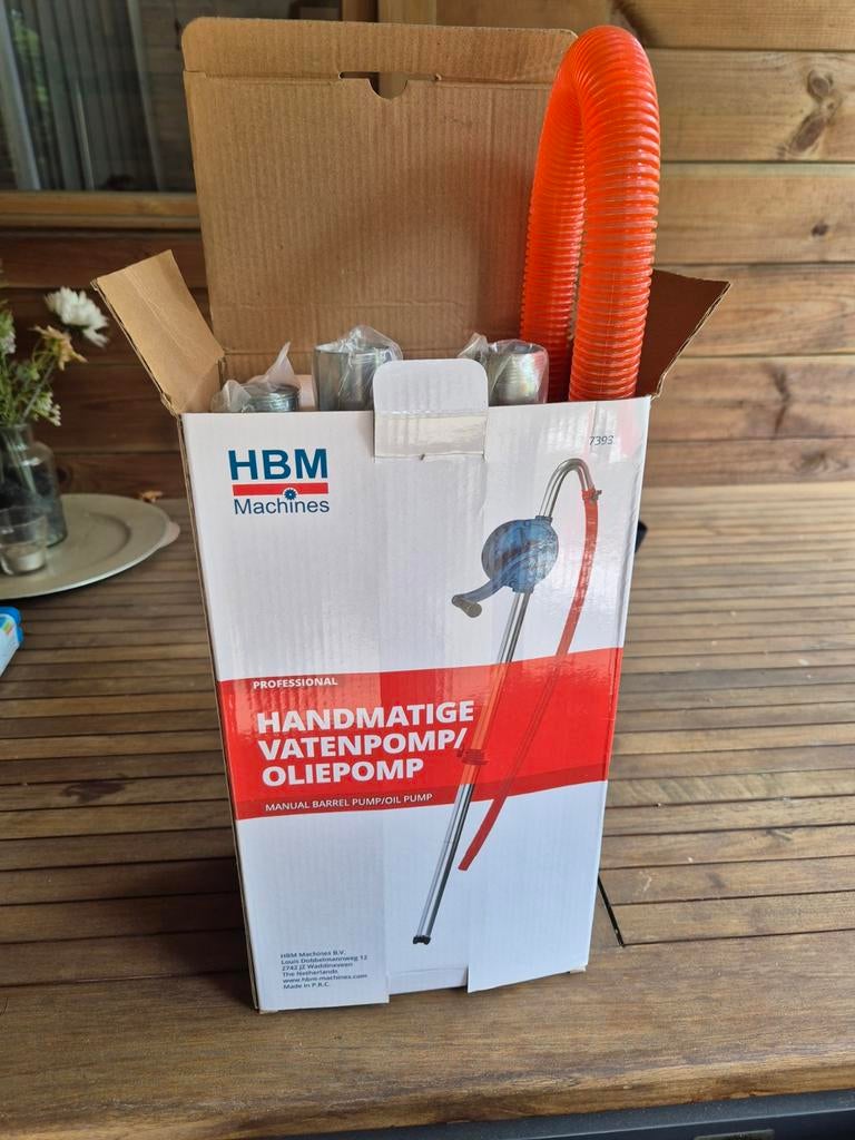 HBM Machines Handmatige Vatenpomp/Oliepomp - Nieuw in doos, Ophalen of Verzenden, Nieuw
