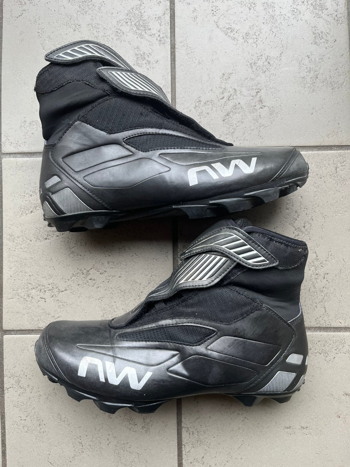 1 paar zwarte Northwave Husky Winter Techniek MTB schoenen, Fietsen en Brommers, Gebruikt, Heren, Schoenen, Overige maten