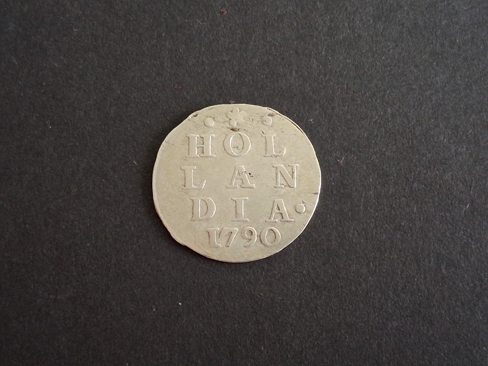 zilveren 2 stuivers 1790 hollandia, Verzenden, Vóór koninkrijk, Losse munt, Zilver
