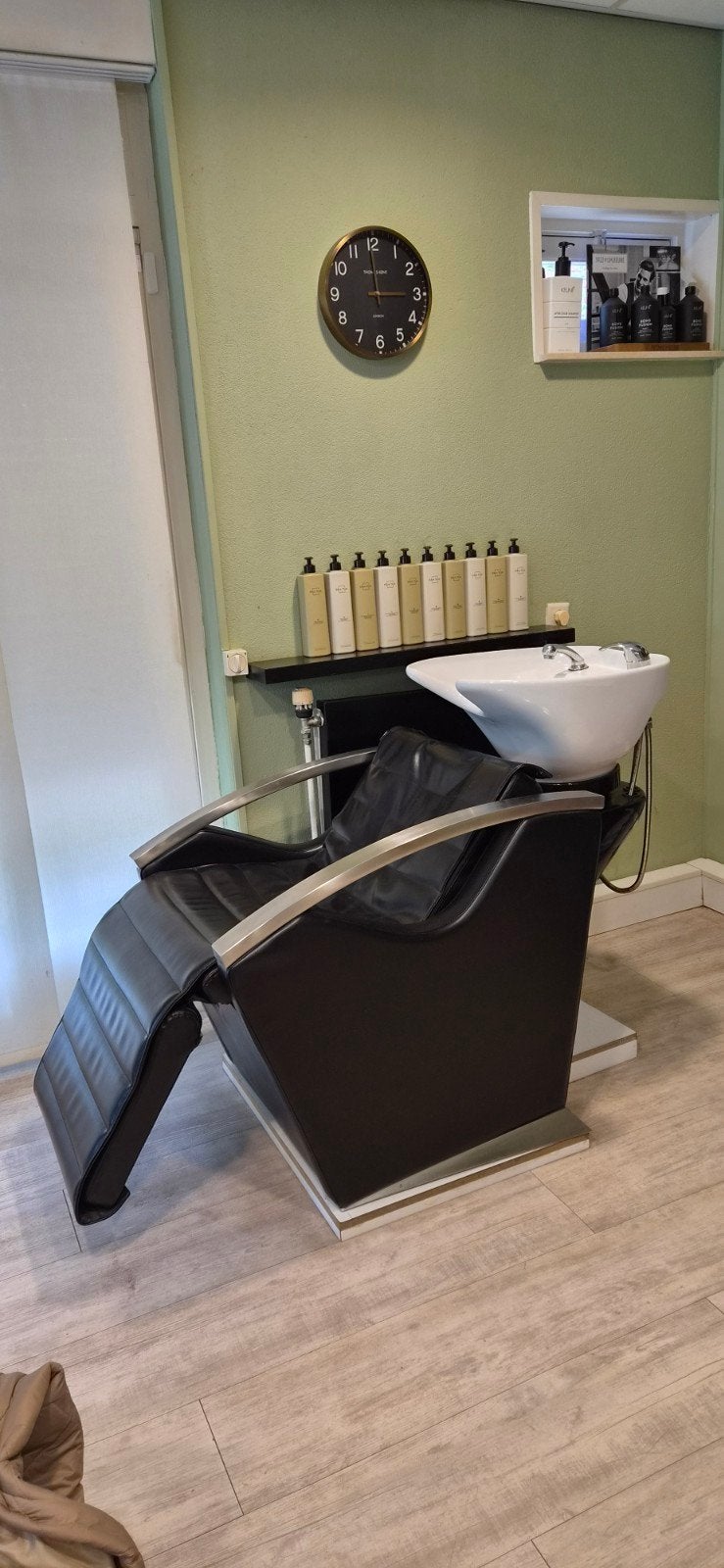 wasunit/wasbak met massage, Ophalen, Gebruikt, Zwart