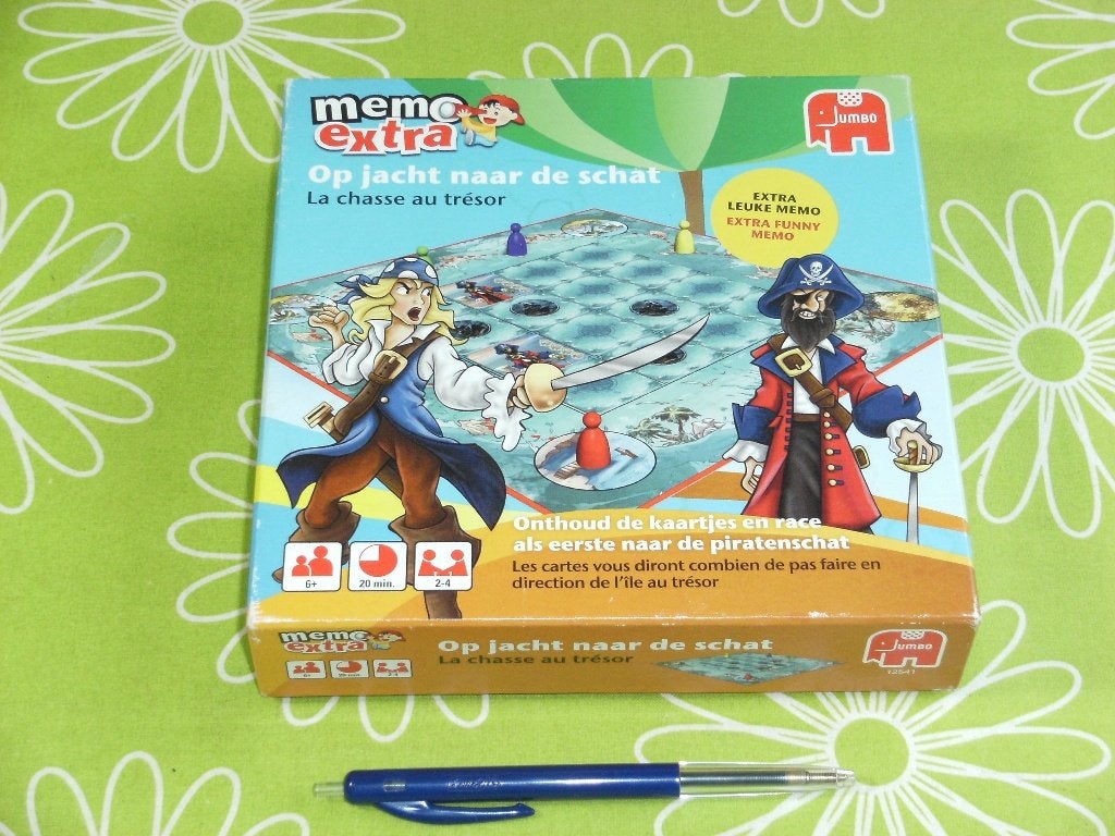 Op jacht naar de schat - Extra leuke Memory, Een of twee spelers, Ophalen of Verzenden, Gebruikt