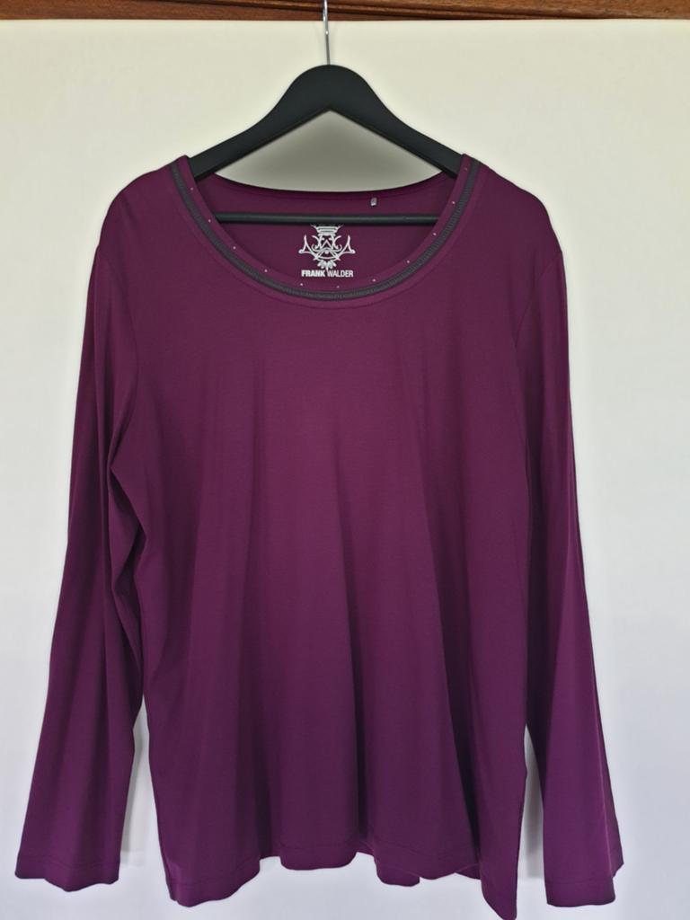 Frank Walder Dames Shirt Maat 46 *NIEUW*, Paars, Maat 46/48 (XL) of groter, Nieuw, Ophalen of Verzenden