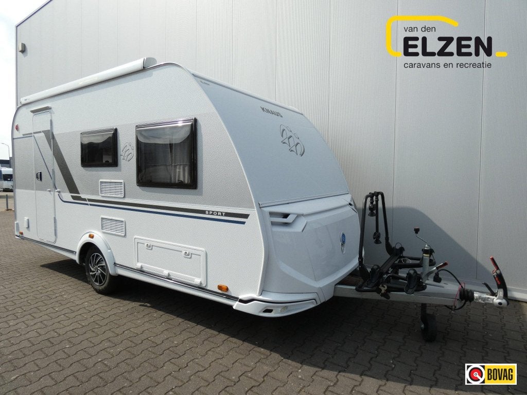 Knaus Sport 420 QD Mover, luifel, fietsendr., Caravans en Kamperen, Schokbreker, Bedrijf, Treinzit, 750 - 1000 kg