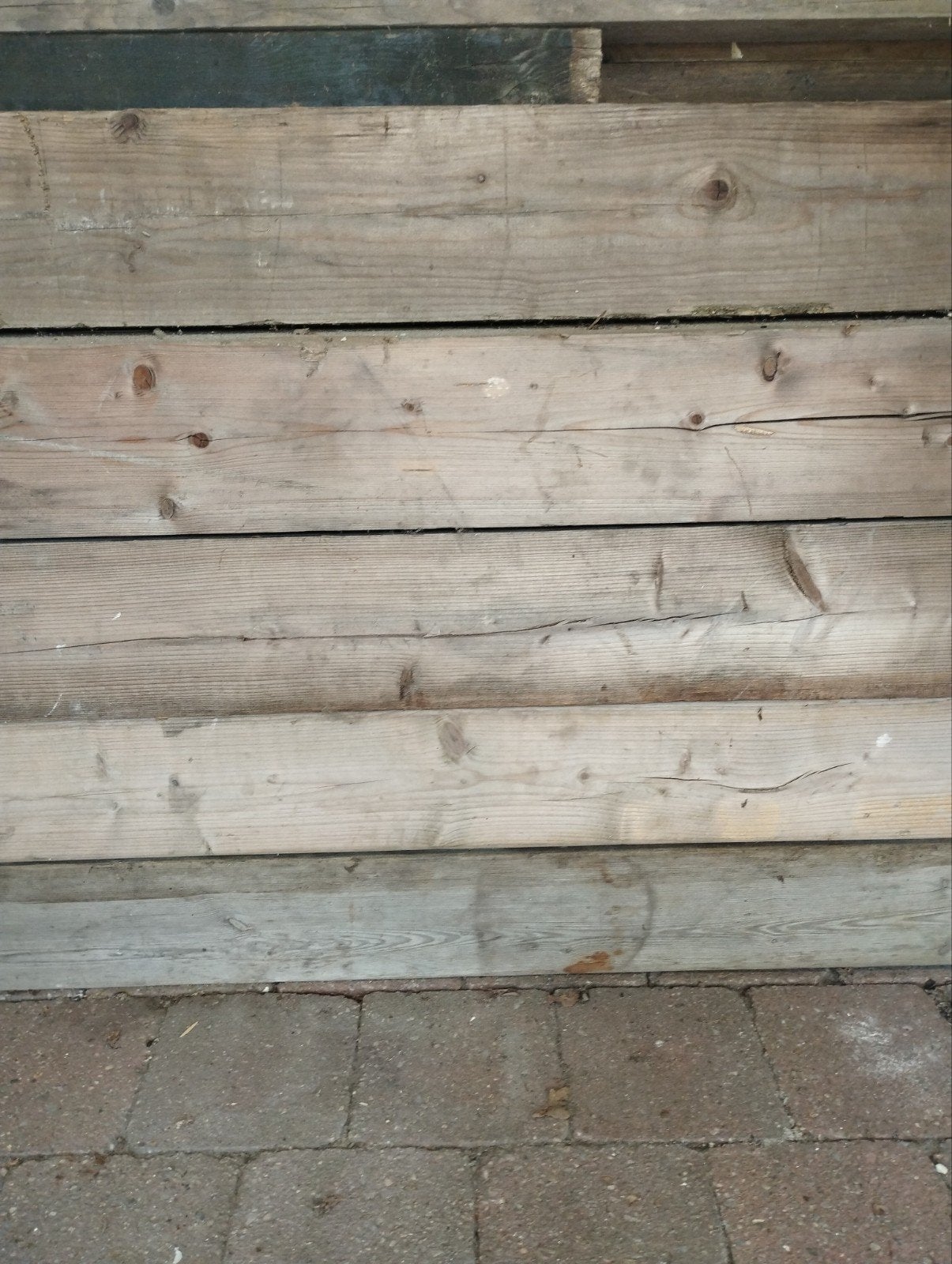 Houten balken gebruikt  10 stuks, Ophalen, 250 cm of meer, Balken