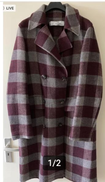 Jas van Zara, geruit, maat M limited Edition,, Maat 38/40 (M), Overige kleuren, Zara, Ophalen of Verzenden