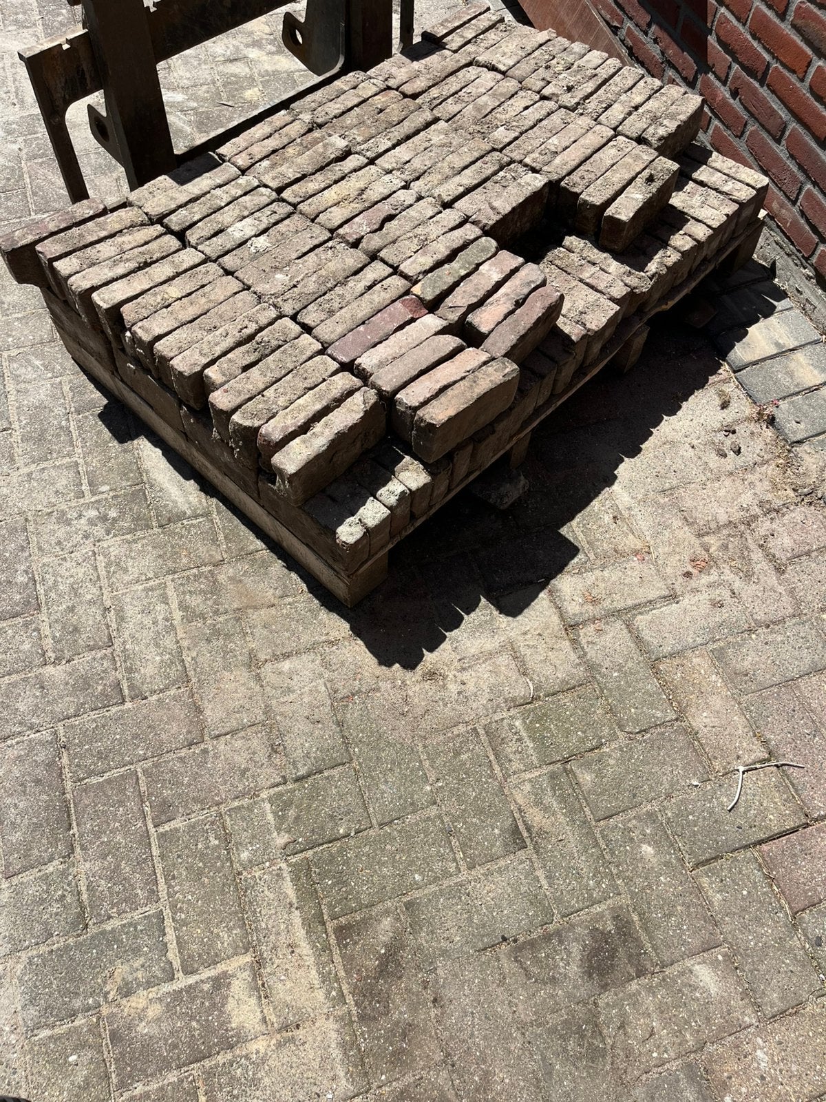 Oud gebakken 5 duimers ruim 5 m2, Ophalen, Zo goed als nieuw, Hout