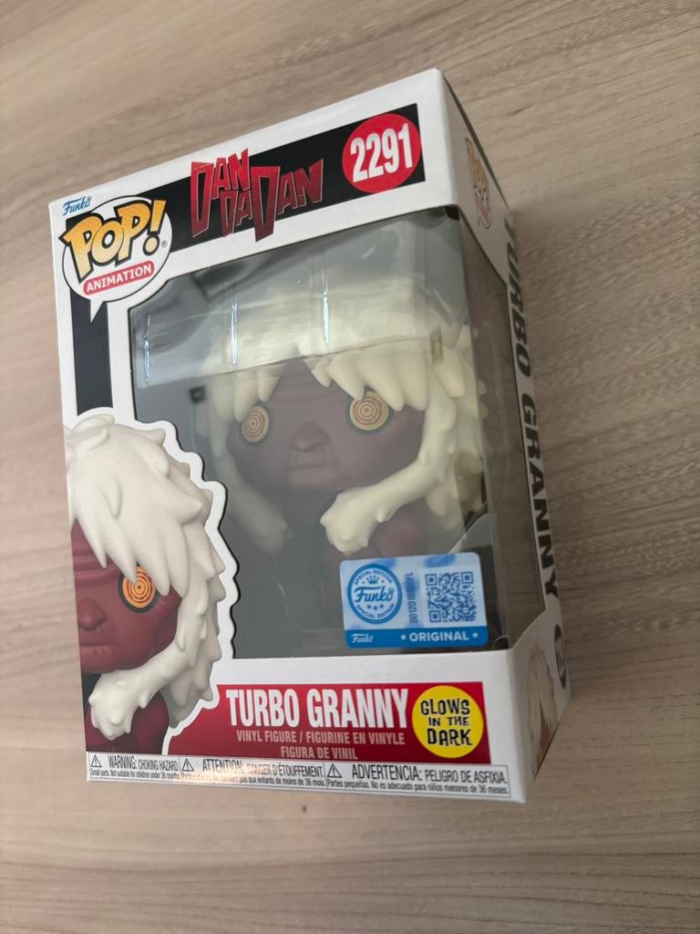 Dandadan #2291 Funko Pop! Turbo Granny Glow in the Dark, Verzamelen, Poppetjes en Figuurtjes, Funko Europe, Nieuw, Ophalen of Verzenden