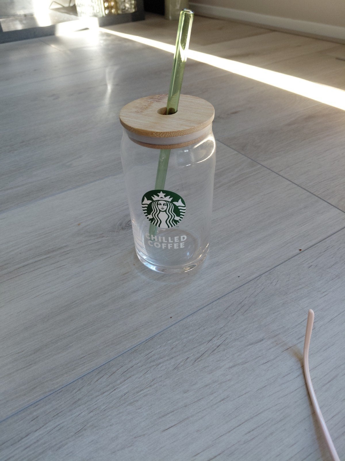 Starbucks chilled coffee glas, Ophalen of Verzenden, Gebruikt, Overige typen