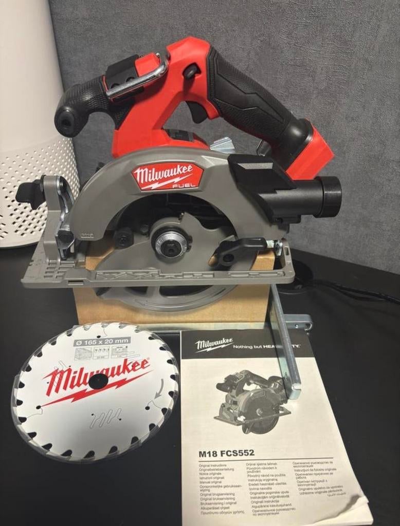 Milwaukee M18 FCS552 Cirkelzaag - Helemaal Nieuw, Cirkelzaag, 70 mm of meer, Nieuw, Ophalen of Verzenden