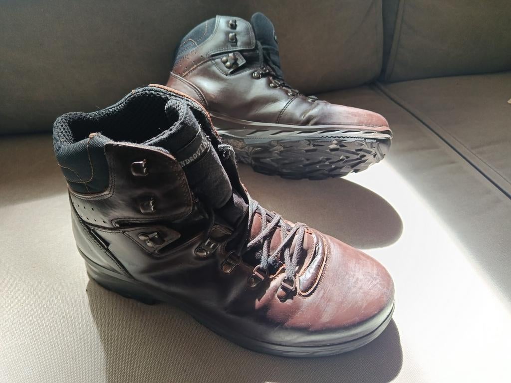 LandRover Hoge Schoenen - Maat 46 - Donkerbruin - Als Nieuw, Bruin, Deltex, Boots, Ophalen of Verzenden