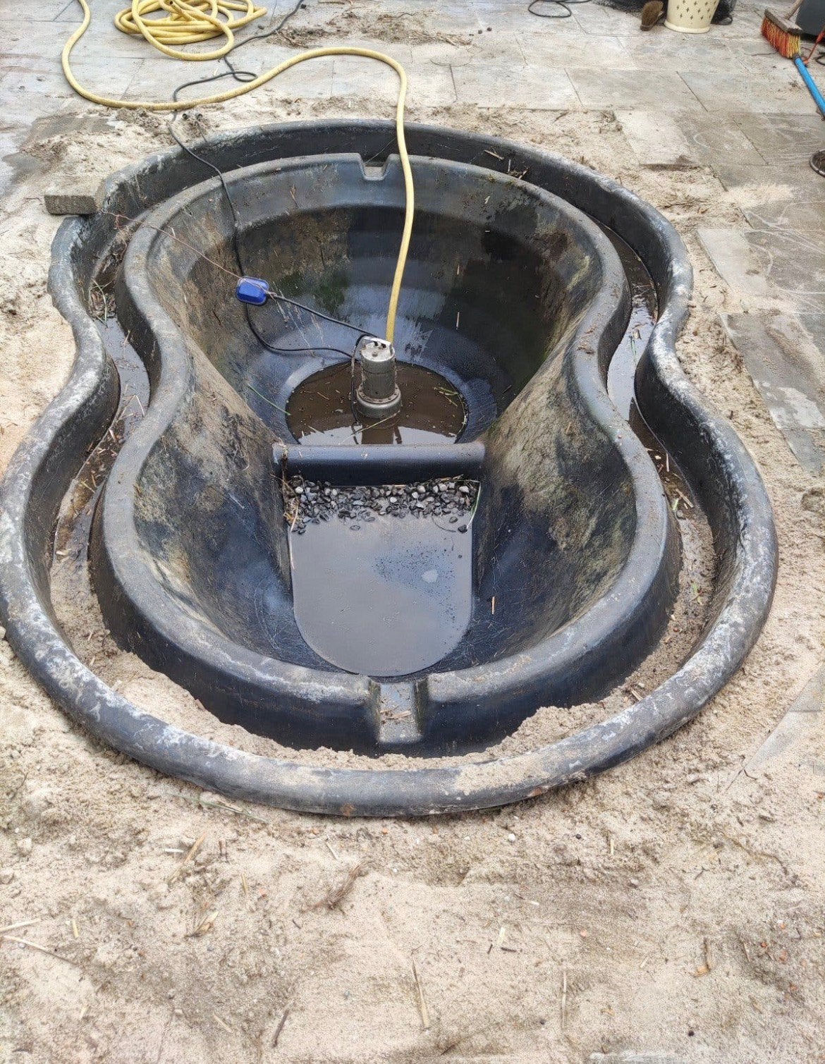 Ubbink voorgevormde vijver 1000L vijver tuin, Tuin en Terras, Ophalen, Gebruikt