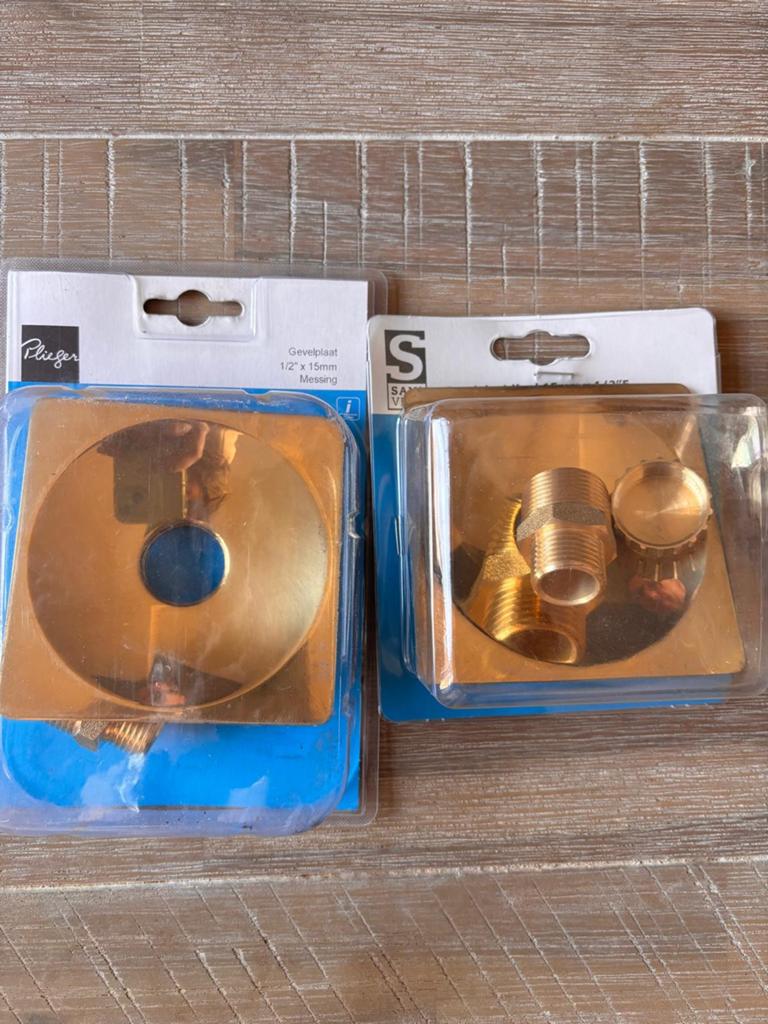 Gevelplaten kraan, Doe-het-zelf en Verbouw, Sanitair, Ophalen of Verzenden, Chroom, Kraan