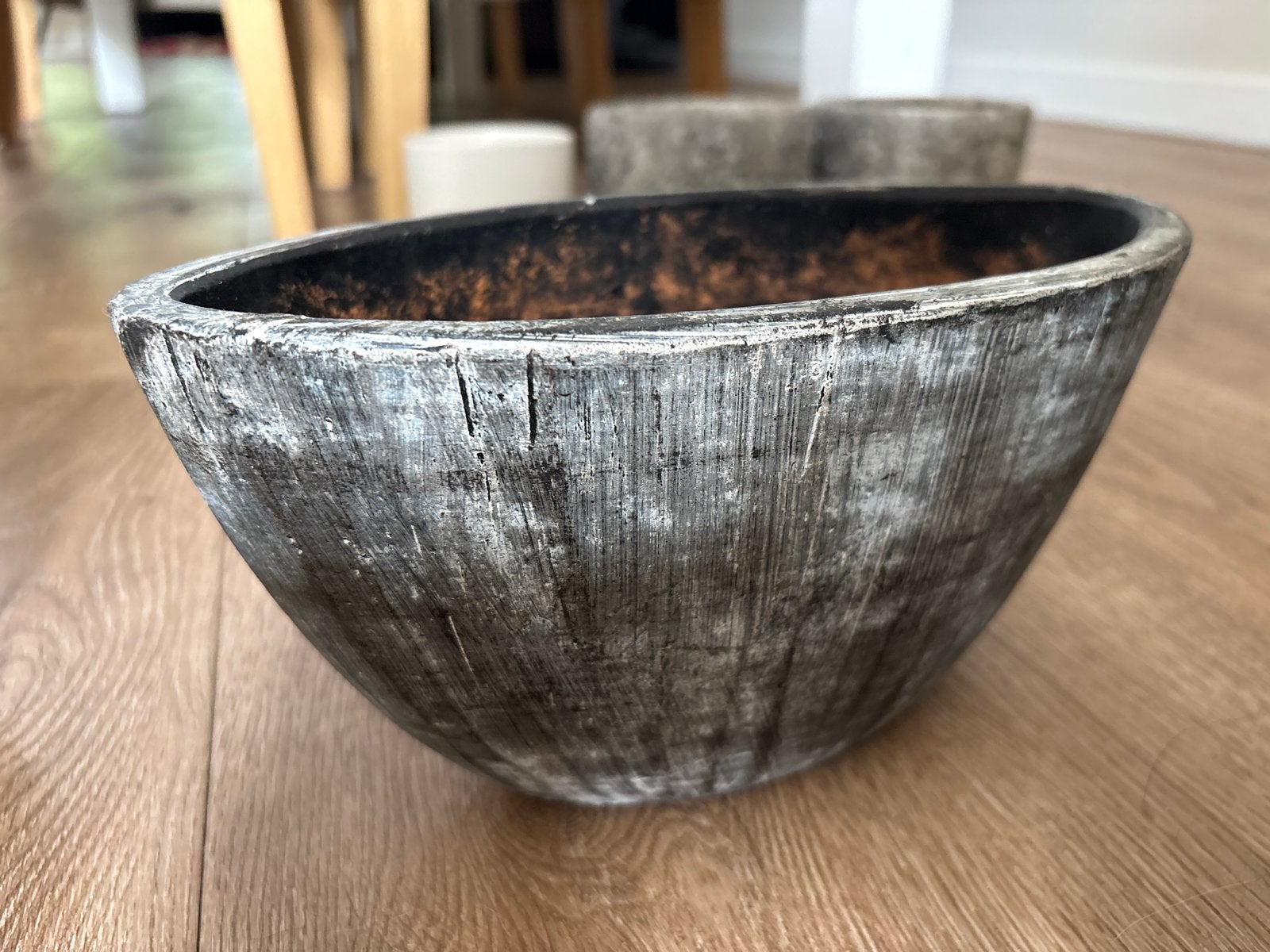 Decoratieve bloempot/plantenbak - 26x14x13cm, Ophalen, Overige materialen, Gebruikt, Minder dan 30 cm
