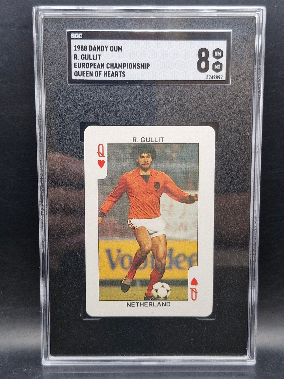ruud gullit 1988 european championship oranje SGC 8, Ophalen of Verzenden, Zo goed als nieuw, Losse kaart