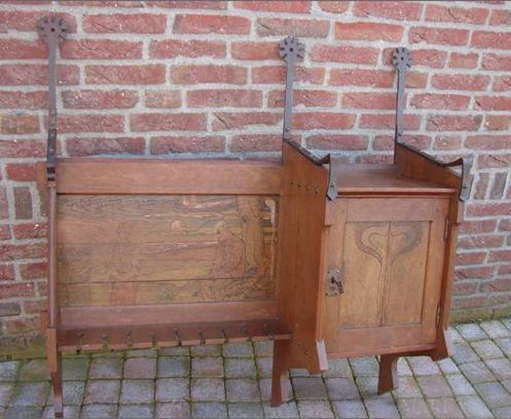 Arts & Crafts Rookkastje Piet Gerrits uit 1904 (of eerder), Ophalen