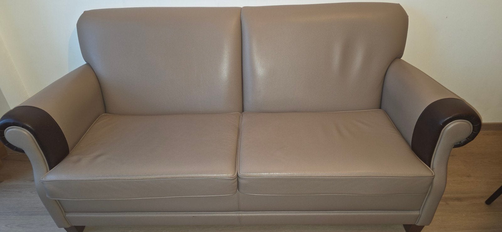 Bank met 2 Fauteuils - Comfortabele Zithoek, Ophalen, Gebruikt, Modern klassiek, Leer