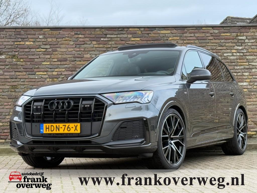 Audi Q7 50 TDI Quattro 2x S-Line Panodak Achterasbesturing S, Auto's, Audi, Automaat, 2095 kg, Gebruikt, Bedrijf