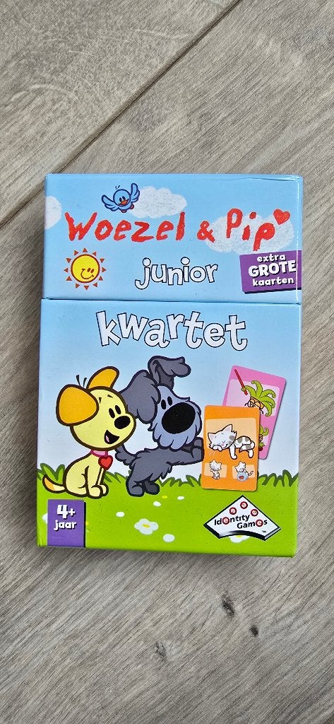 Woezel en Pip kwartet grote kaarten , vanaf 4 jaar, Ophalen of Verzenden, Zo goed als nieuw