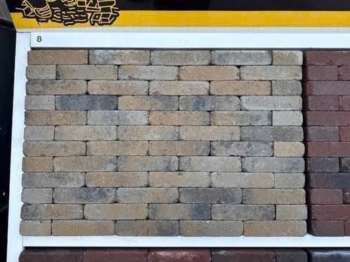 Stonique trommel waalformaat 7cm musselkalk, Klinkers, Nieuw, Ophalen of Verzenden, 10 m² of meer