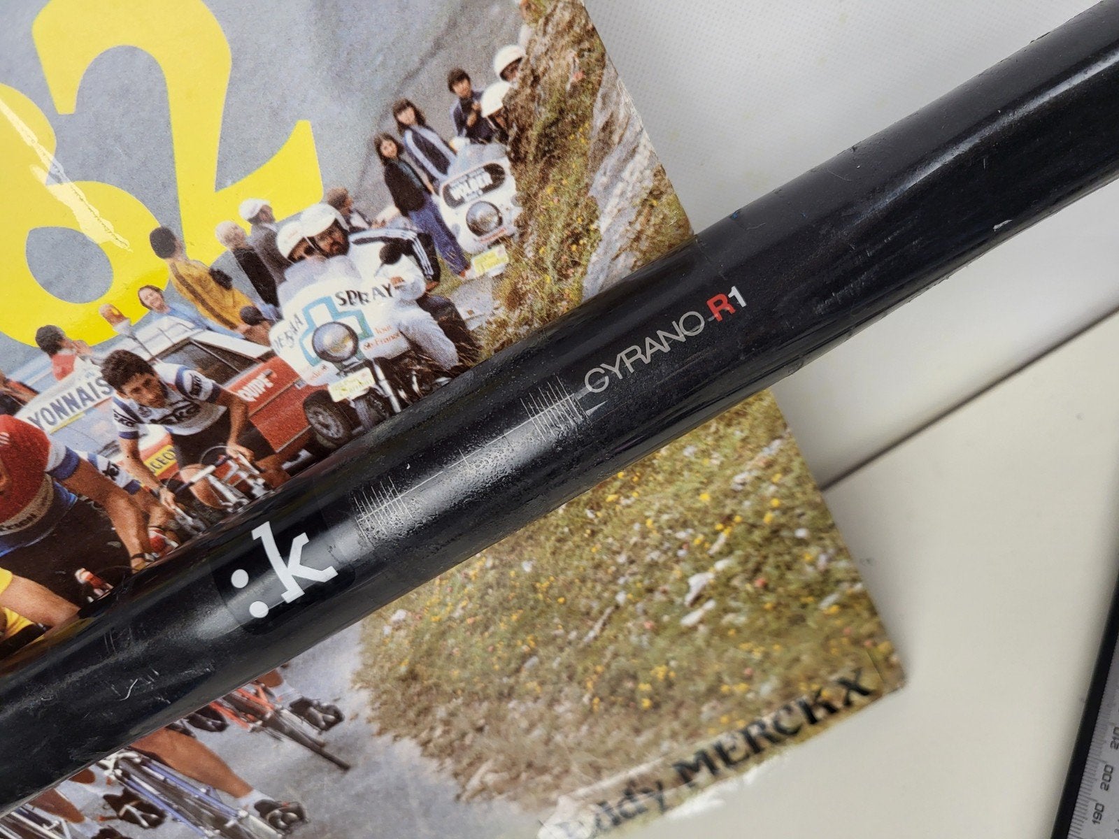 Fizik Cyrano R1 Bull carbon stuur, Gebruikt, Ophalen of Verzenden, Fizik, Racefiets