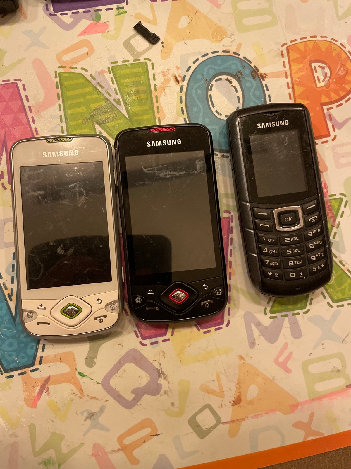 3x Oude Samsung Telefoons, Gebruikt, Overige modellen, Zwart, Overige systemen