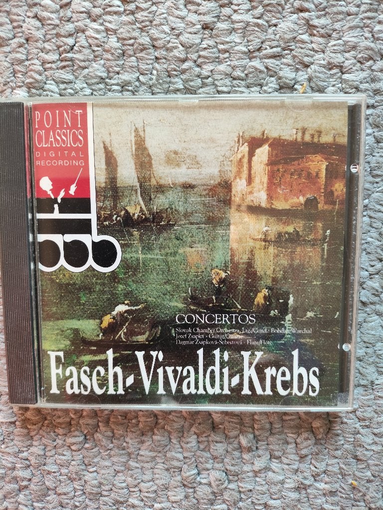 Fasch-Vivaldi-Krebs Concertos, Ophalen of Verzenden, Classicisme, Zo goed als nieuw, Overige typen