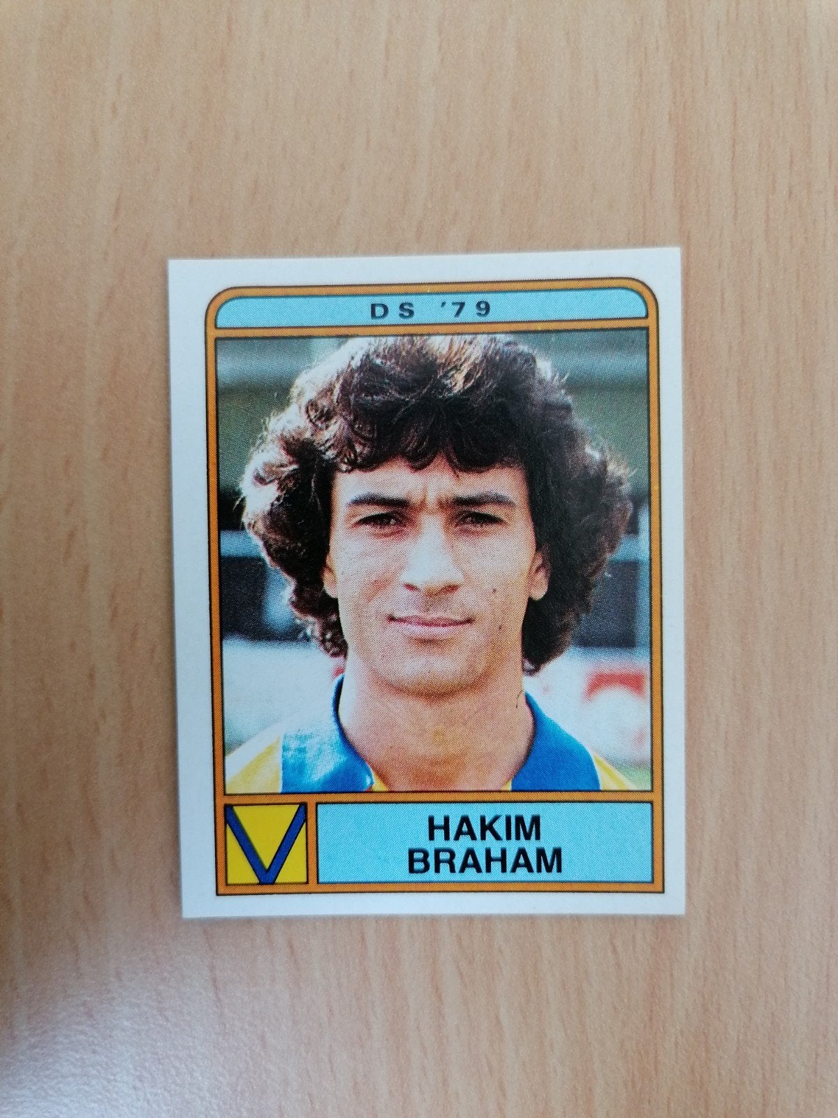 Panini Voetbal 84 #70 Hakim Braham-DS'79., Ophalen of Verzenden, Zo goed als nieuw, Ajax, Poster, Plaatje of Sticker