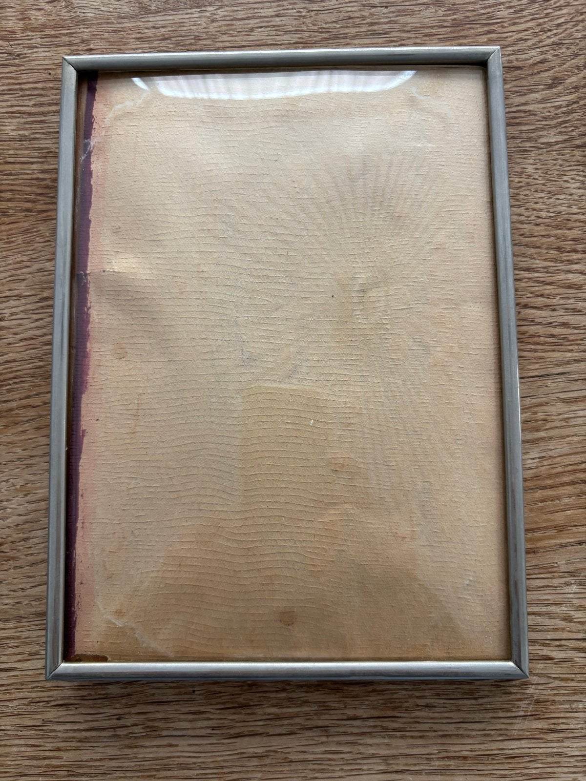 Vintage fotolijstje metaal, klein formaat, Huis en Inrichting, Woonaccessoires | Lijsten, Ophalen of Verzenden, Gebruikt, Metaal of Aluminium