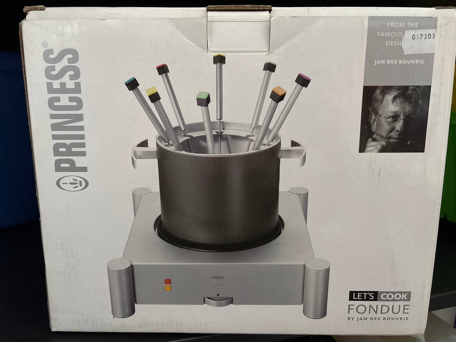Princess Let's Cook Fondue - Jan des Bouvrie Design, Ophalen of Verzenden, Nieuw, Elektrisch, Fondueset
