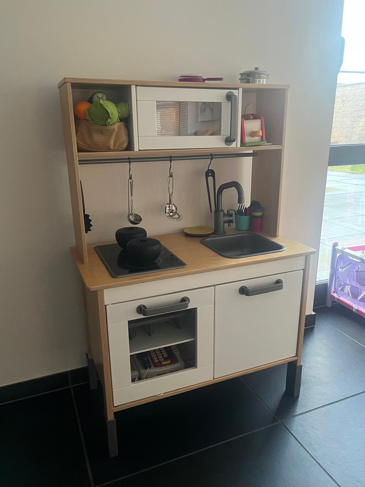 Ikea keukentje met toebehoren, Ophalen, Gebruikt, Hout, Speelkeuken