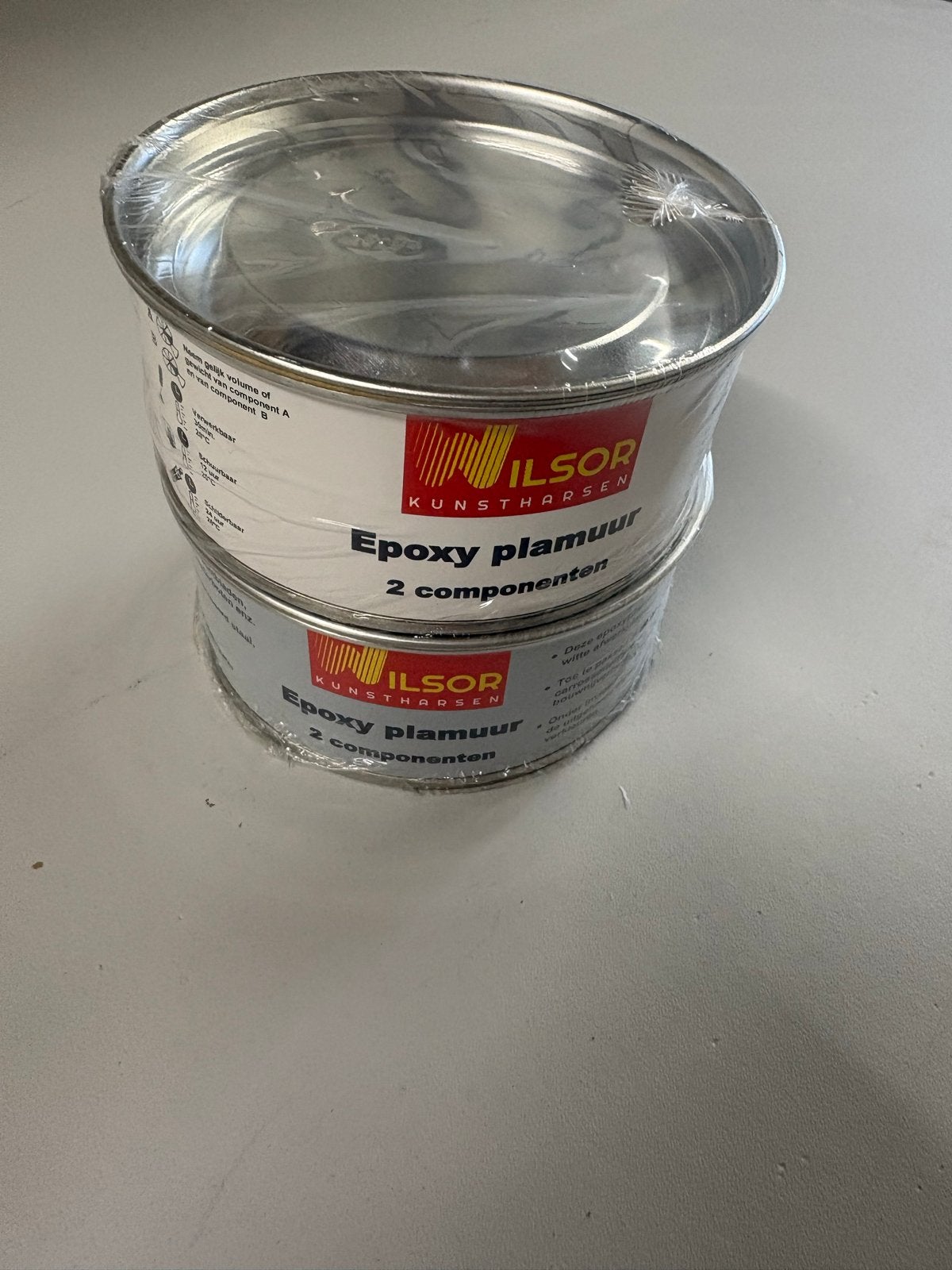 Wilsor Kunstharsen Epoxy Plamuur 2 Componenten, Overige kleuren, Nieuw, Ophalen of Verzenden, Verf
