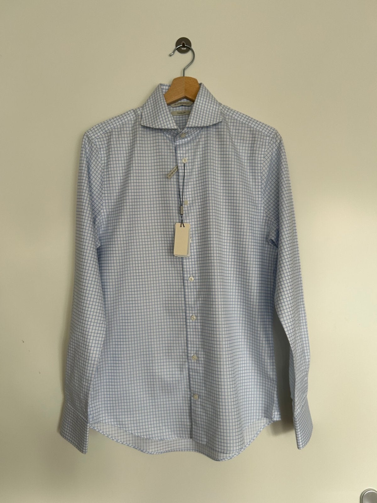 Suitsupply Traveller overhemd – maat 37 / 14,5 – nieuw, Ophalen of Verzenden, Zo goed als nieuw, Meerkleurig, Halswijdte 38 (S) of kleiner