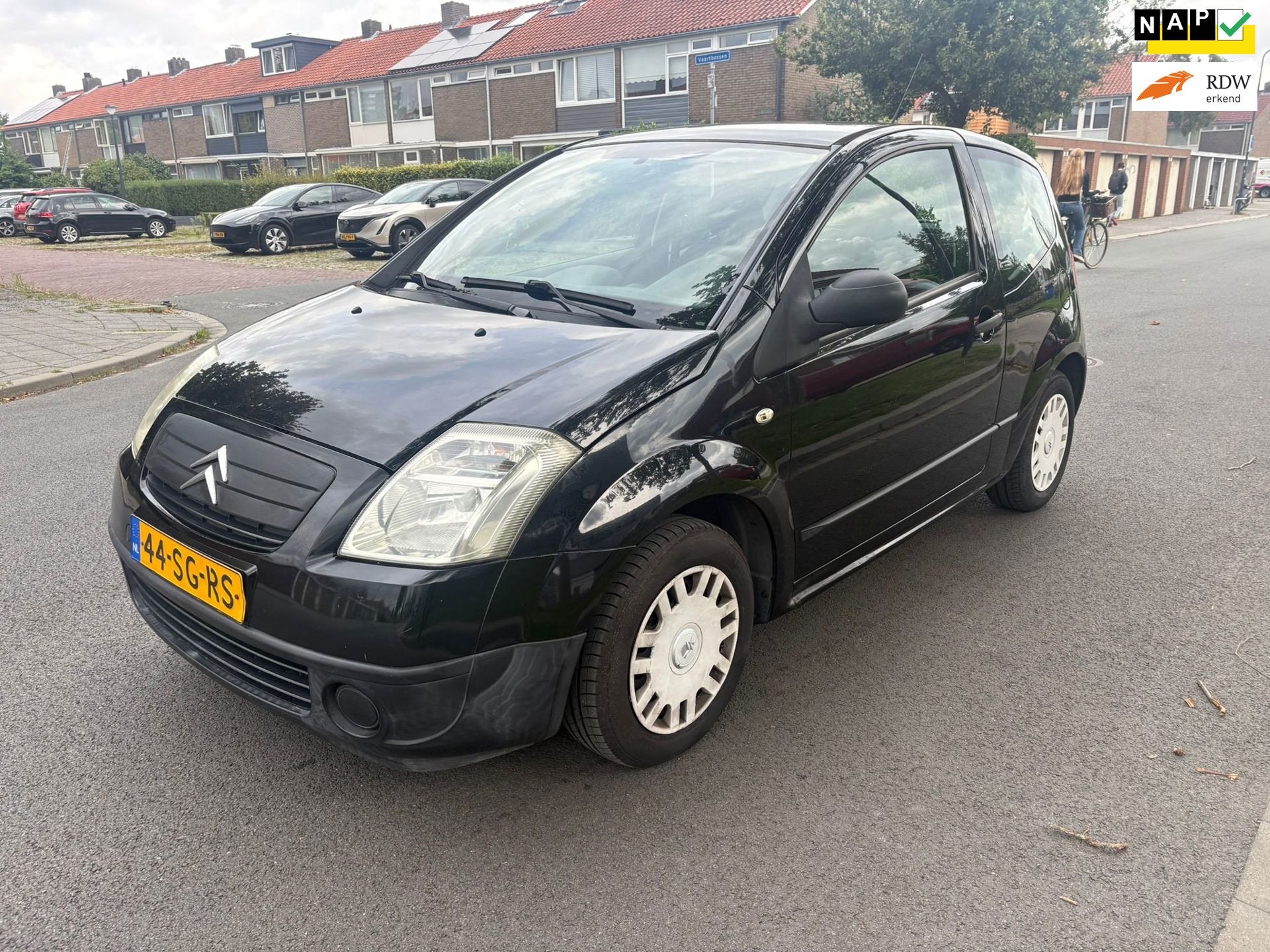 Citroen C2 1.1i AIRCO I NL AUTO I APK TOT 08-2027, Voorwielaandrijving, 450 kg, Gebruikt, 4 cilinders