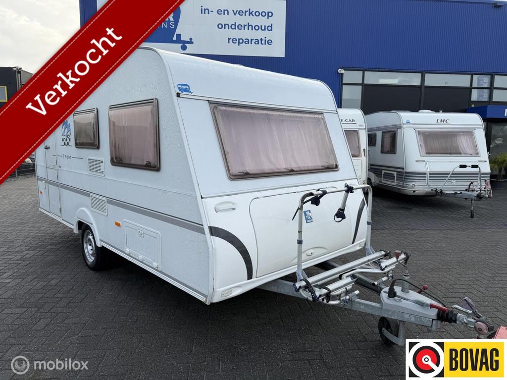Knaus Sport 420 Voortent + Luifel Bouwjaar 2006, Vast bed, Bedrijf, 750 - 1000 kg, 6 tot 7 meter