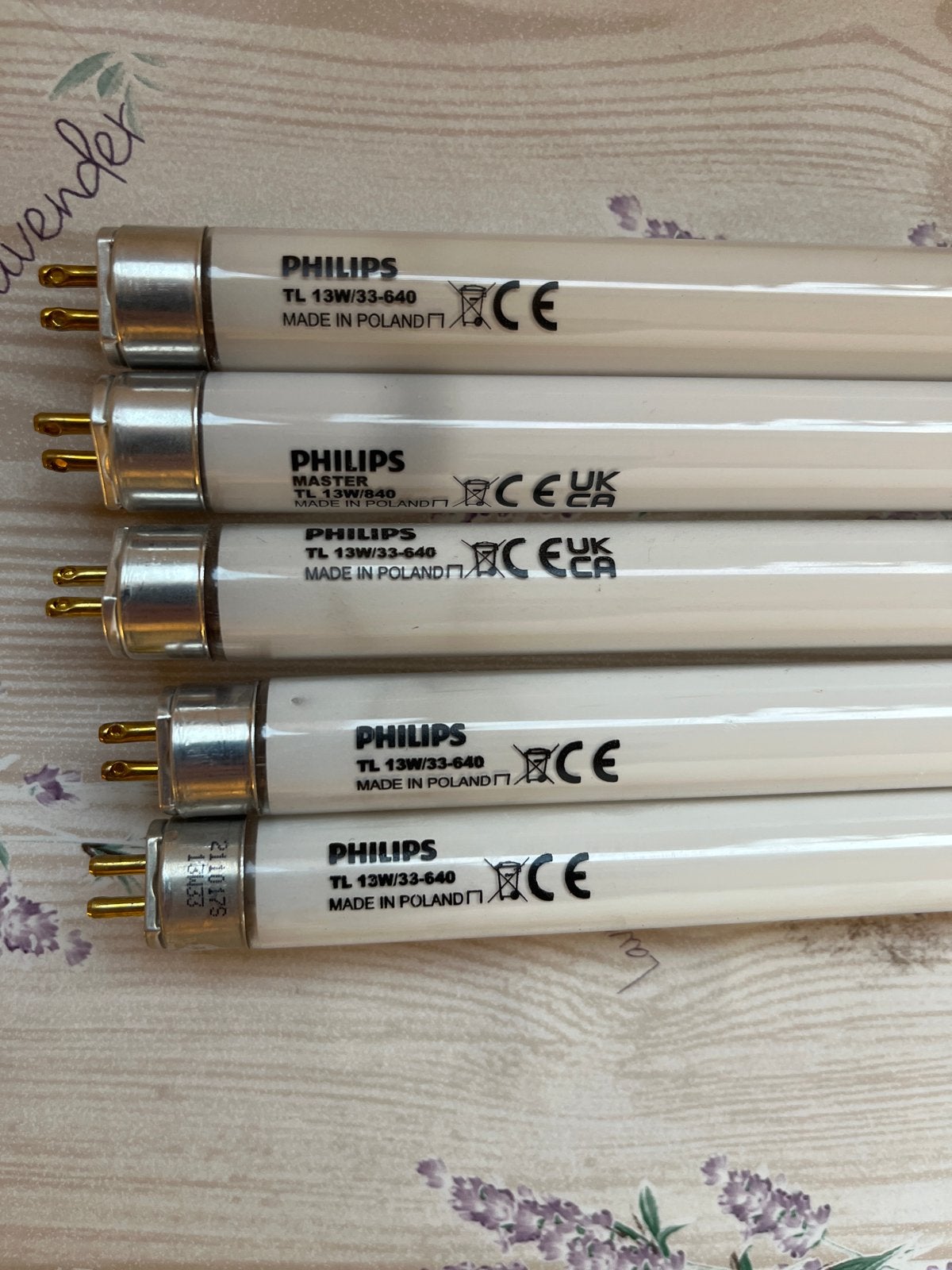 Philips TL 13W/33-640 TL-buizen (5 stuks), Ophalen of Verzenden, Gebruikt, G13 (TL), Philips