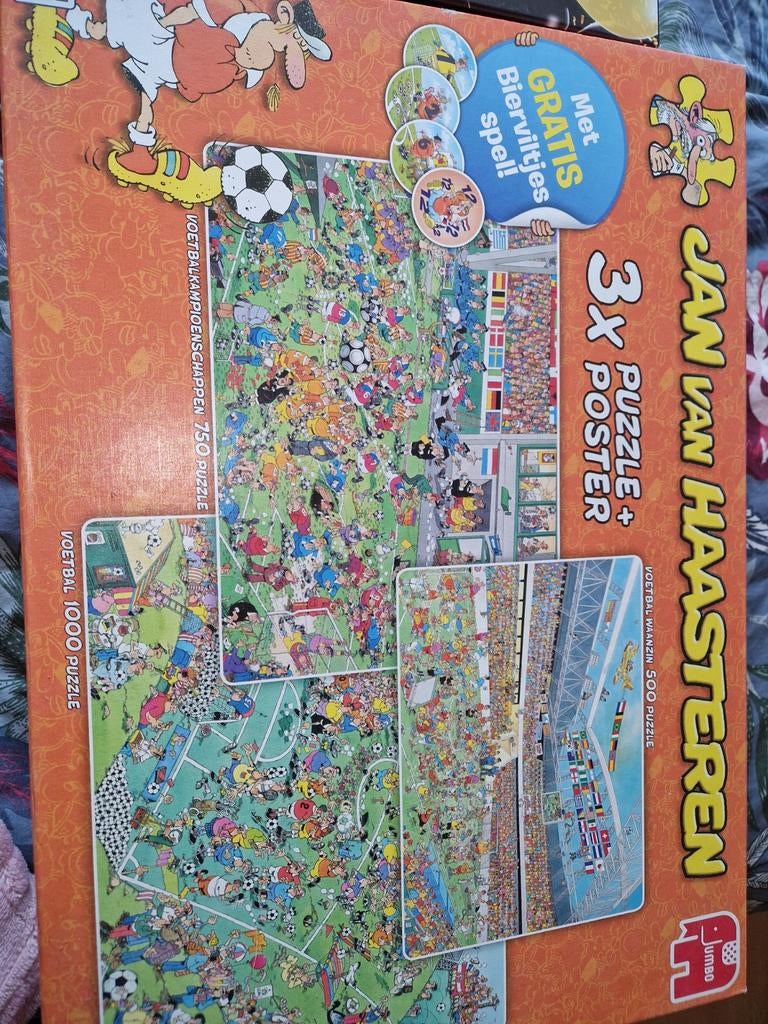 Jan van Haasteren, Jan Jans en Hubo puzzels, Ophalen, 500 t/m 1500 stukjes, Gebruikt, Legpuzzel