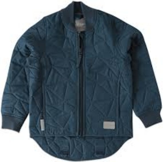 MarMar jas jack blauw doorgestikt maat 80, MarMar, Ophalen of Verzenden, Zo goed als nieuw, Jasje