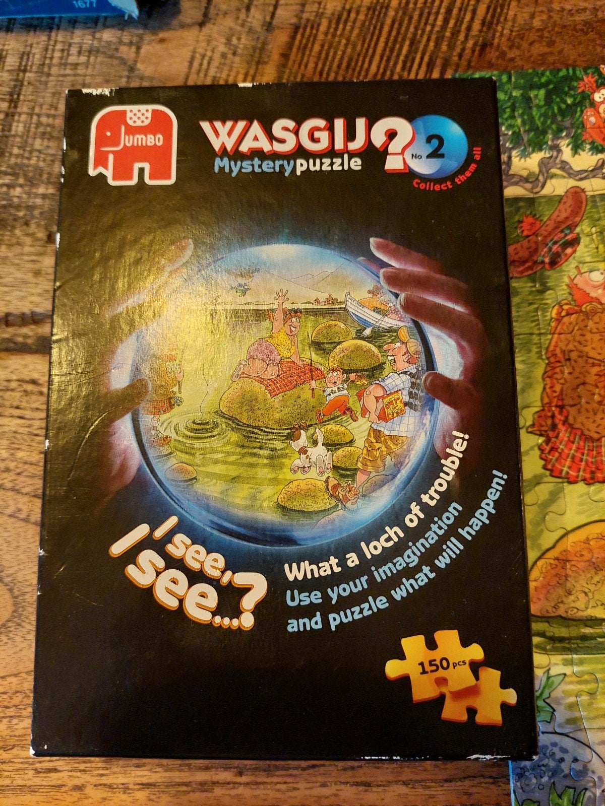 Jumbo Wasgij Mystery Puzzel No. 2 - 150 stukjes, Ophalen of Verzenden, Minder dan 500 stukjes, Gebruikt, Legpuzzel