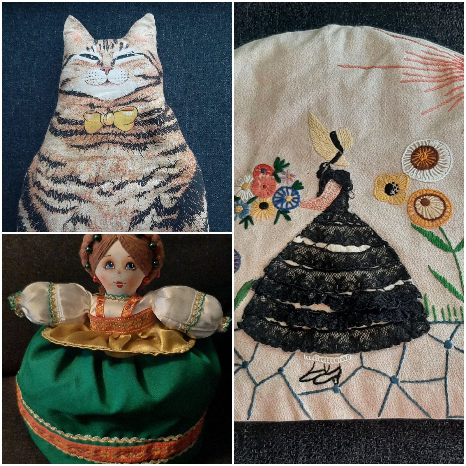 Vintage theemuts 3x  - per stuk 15 euro, Ophalen of Verzenden