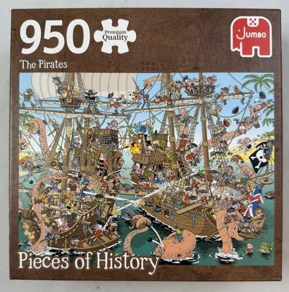 Jumbo 81895 Pieces of History De Piraten 950 St. Puzzel