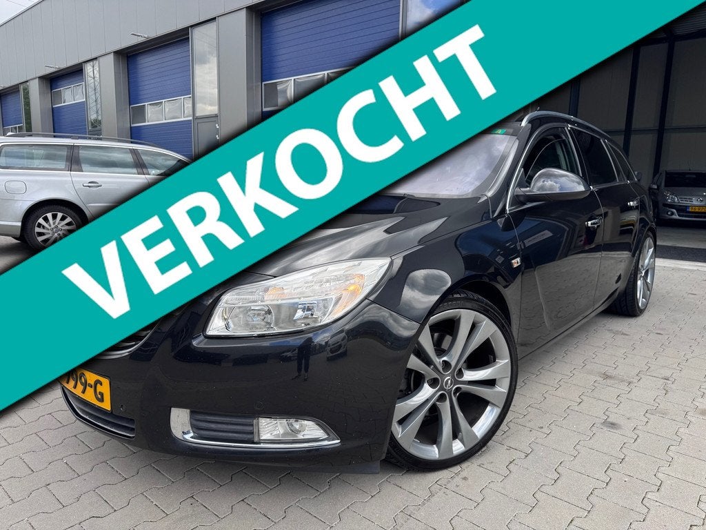 Opel Insignia Sports Tourer 2.0 T Edition Automaat 20inch !, Auto's, Opel, Gebruikt, 4 cilinders, Zwart, 93 €/maand